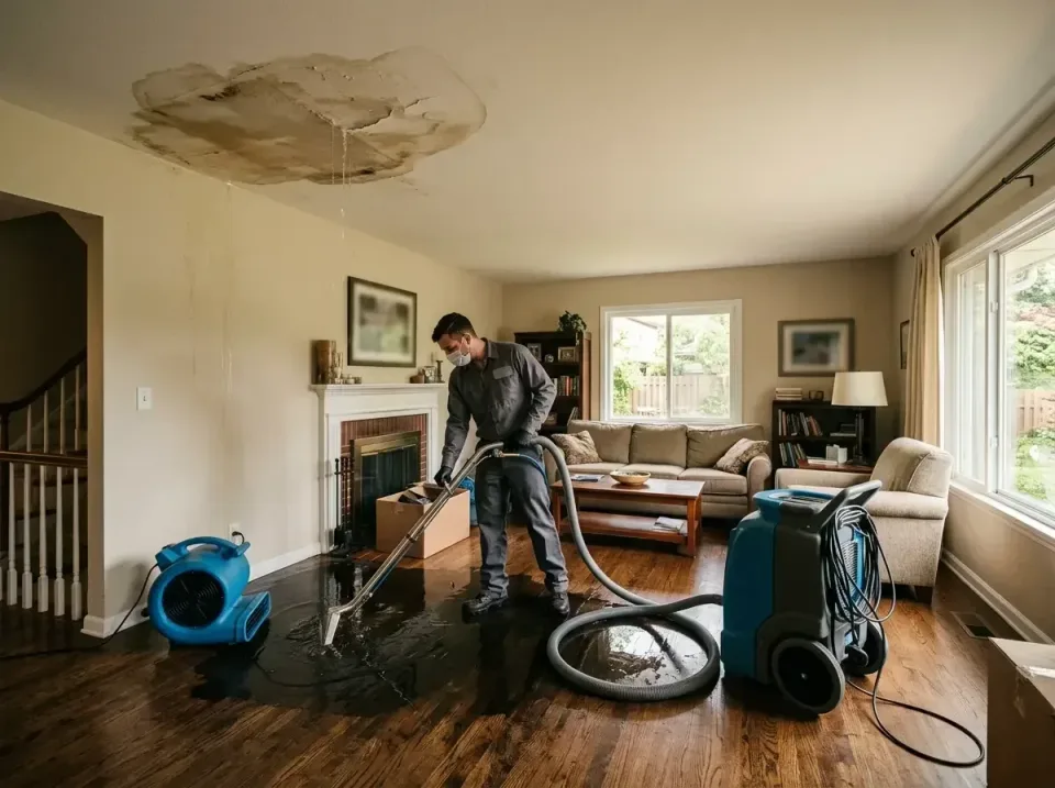 attic-pipe-burst-ceiling-drip-008 — frequently asked questions, Water Damage Restoration & Carpet Care in Lake Barcroft, VA